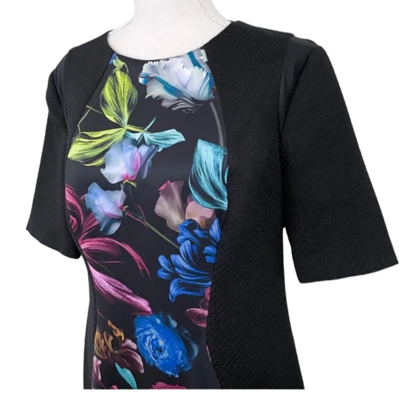 Ted Baker Abade Dress in Midnight Bloom - Picture 3 of 10